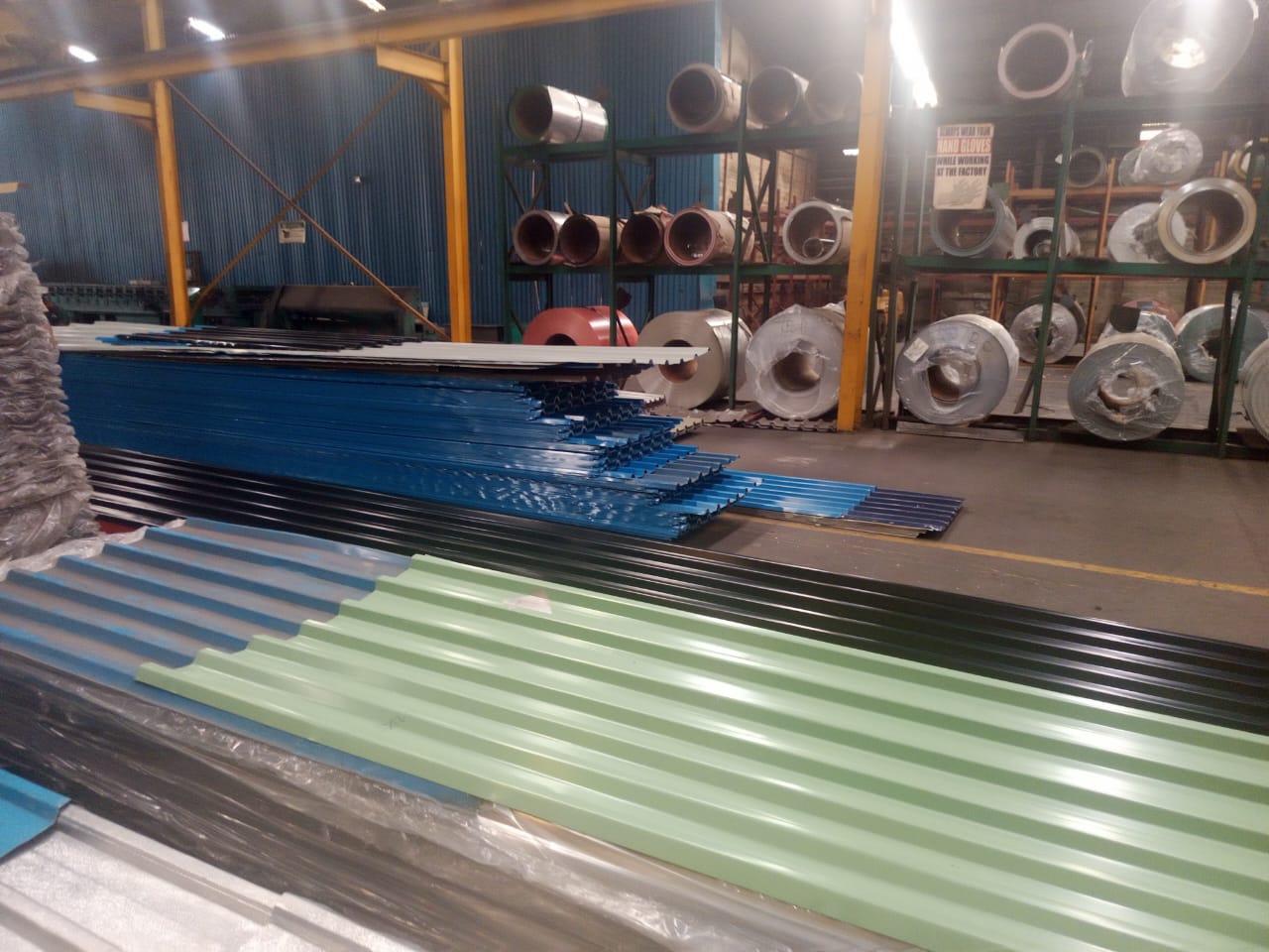 Premium aluminium roofing installation